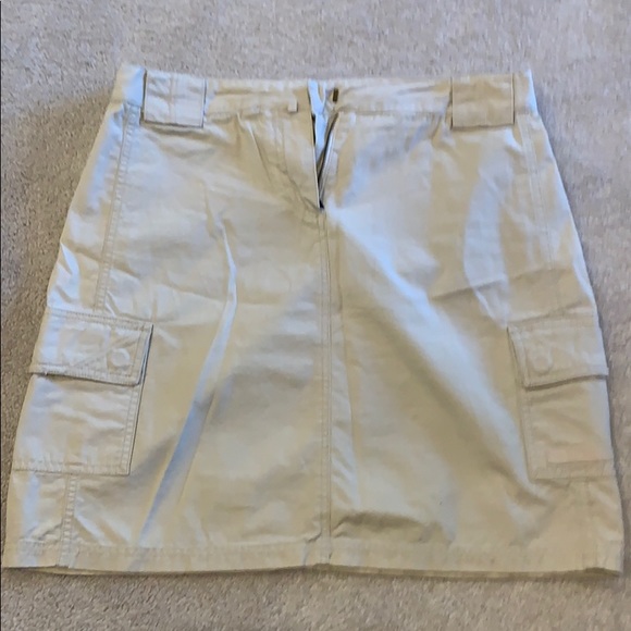 Jcrew cotton, khaki pencil skirt - Picture 1 of 6
